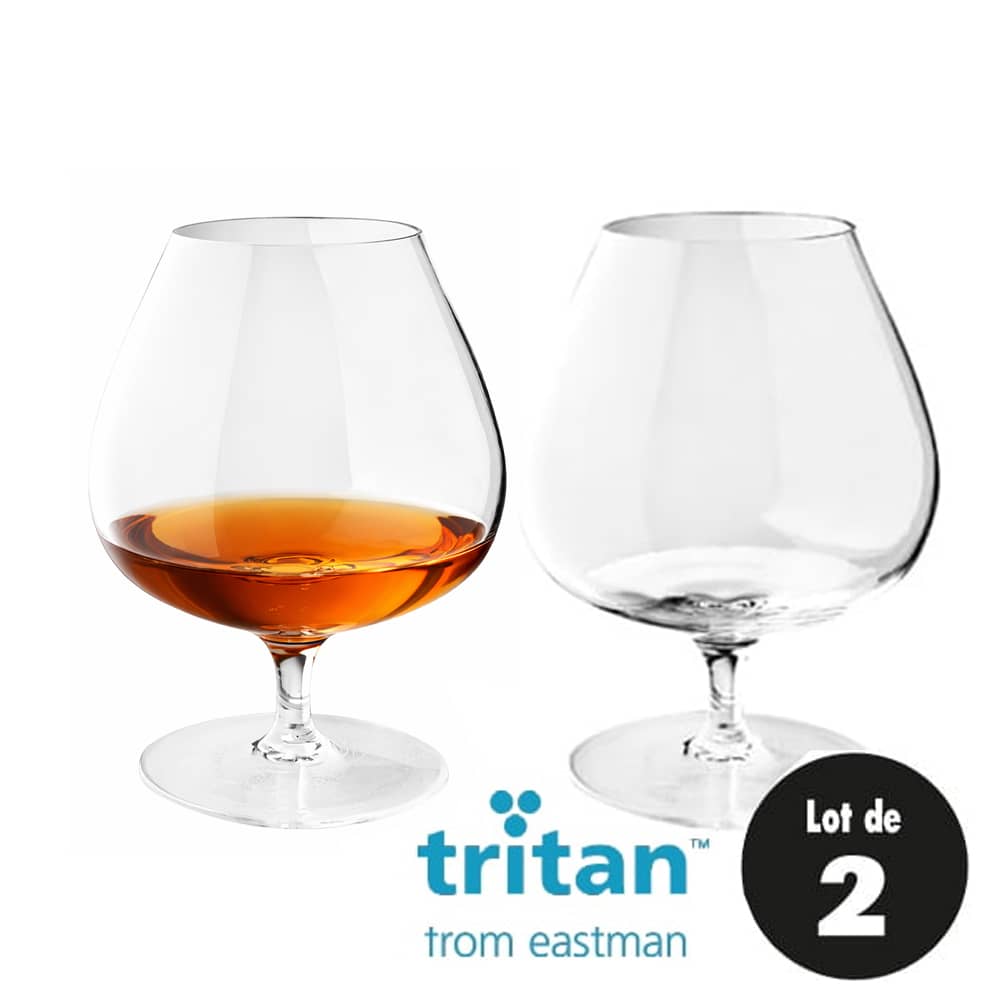 Lot de 2 Verres à Cognac Tritan 43 cl