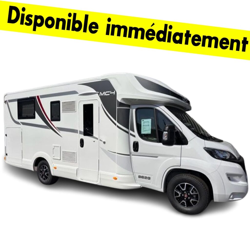camping-car Mc louis mc4 862g 7m20 fiat ducato lit central reglable en hauteur nouveaute 2023 disponible immédiatement