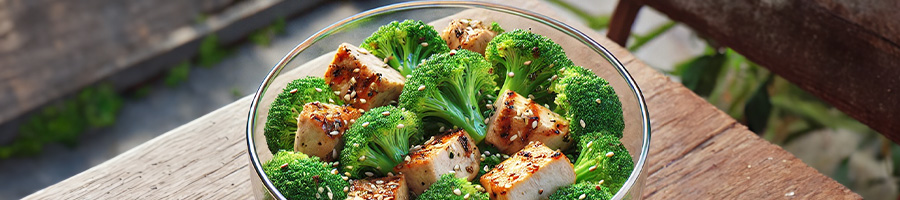 Salade de brocoli et poulet - Camping Car Plus Le Blog