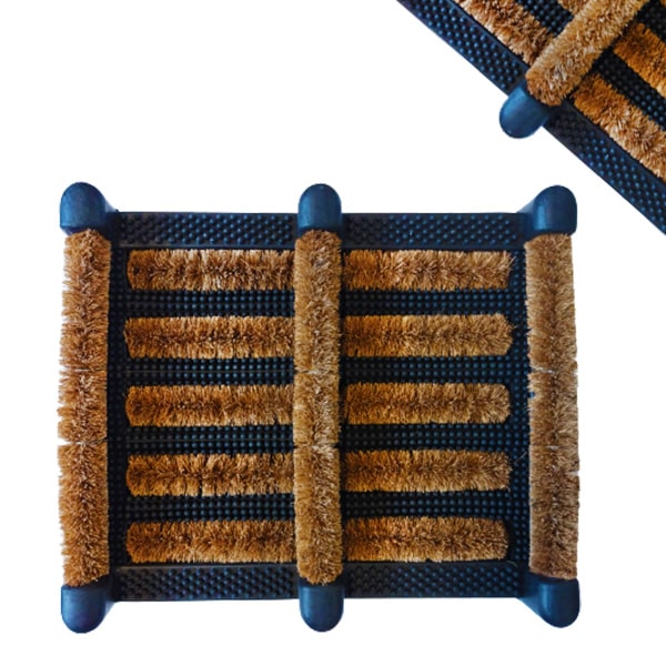 Tapis entrée Coco Brush 30 x 35 cm pour caravane et camping-car