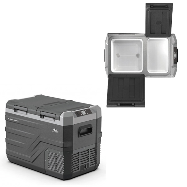 Glacière 31L à compression 12/24V EZA Blizz-E Dual pour camping-car