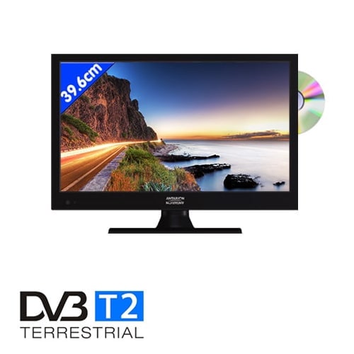 TV LED SMART 55cm 1er Prix ANTARION idéale pour regarder le les sports en camping