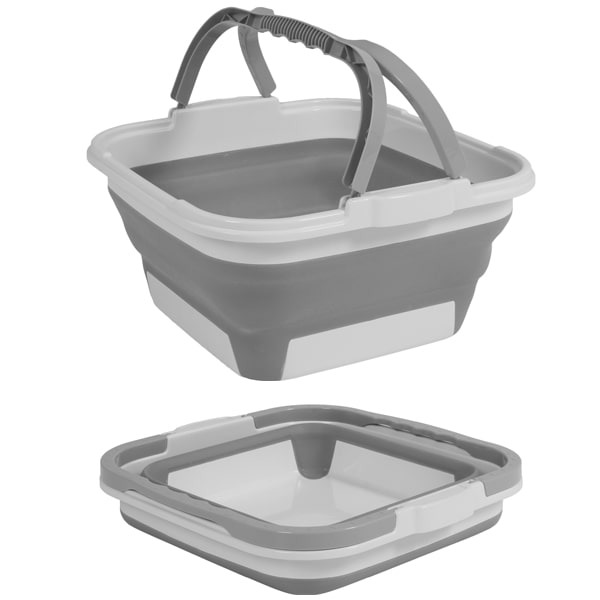Bassine pliable avec poignées BRUNNER, parfaite pour la pêche et le camping-car