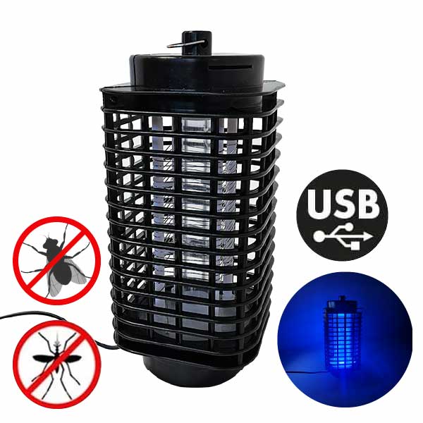 Lampe USB anti moustique 2W - accessoires camping pas cher