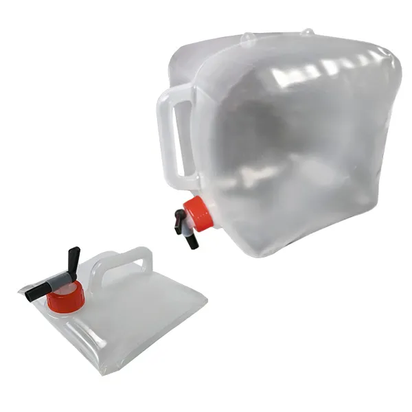 Jerrican pliable 10L avec robinet - Accessoires camping pas cher
