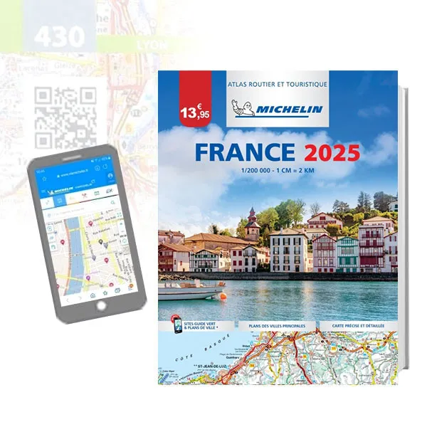 Atlas routier et touristique France 2025 MICHELIN