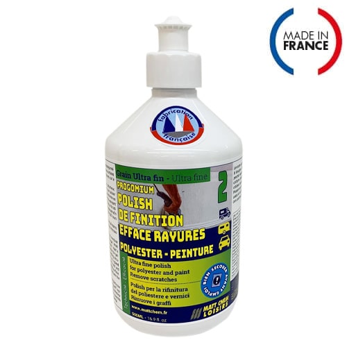Polish de finition polyester 500ML MATT CHEM