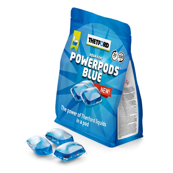 Aqua Kem Powerpods Blue 20 capsules
THETFORD
