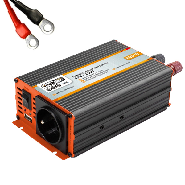 Convertisseur 12V 600W Quasi Sinus VECHLINE