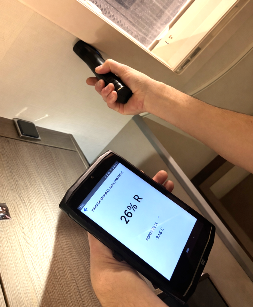 Contrôle étanchéité humidité camping-car