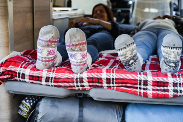 confort chauffage camping-car intérieur hiver couchage