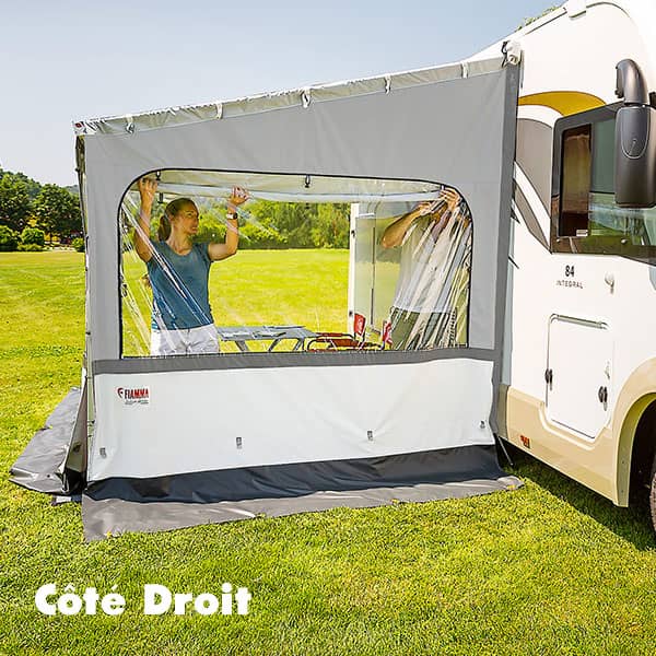 protection pour camping-car contre le soleil