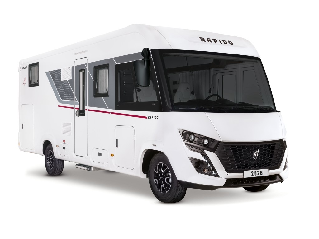 Camping-car Rapido présenté chez un concessionnaire Rapido