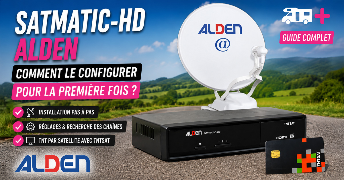 Comment configurer un SATMATIC-HD avec une antenne automatique ALDEN ?