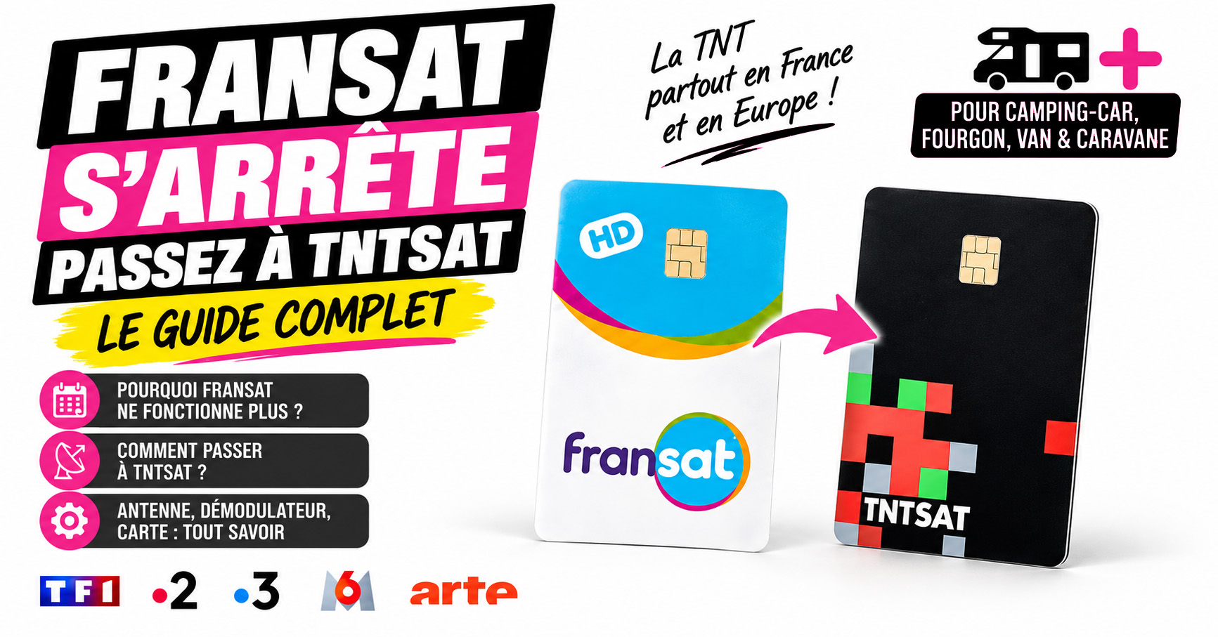 FRANSAT ne fonctionne plus : comment continuer à recevoir la TNT en camping-car ?