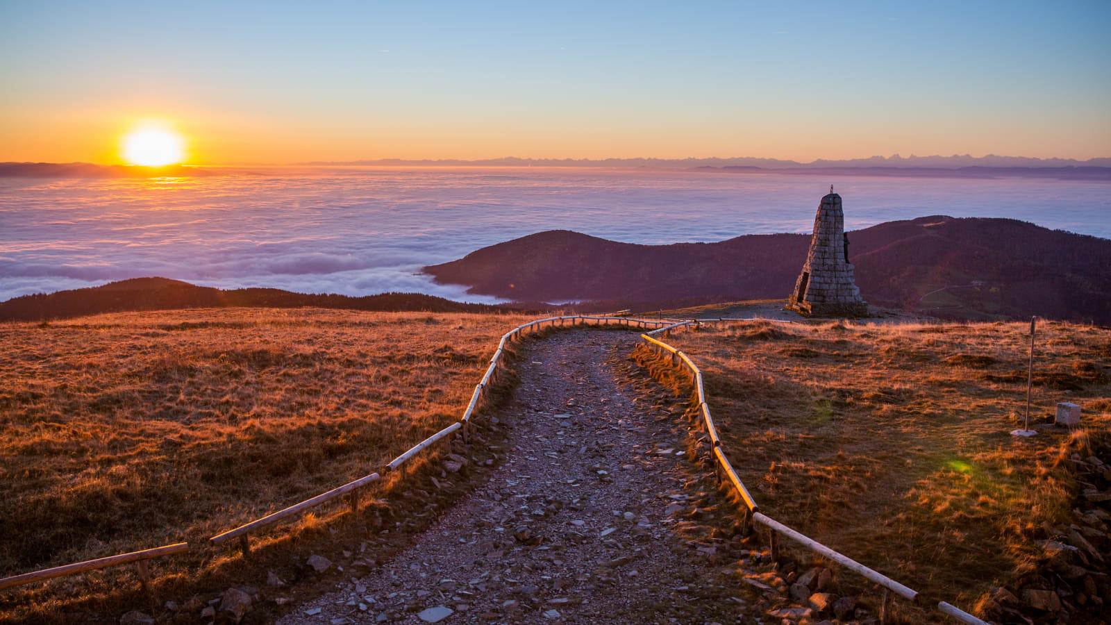 Le Grand Ballon, sommet du massif des Vosges