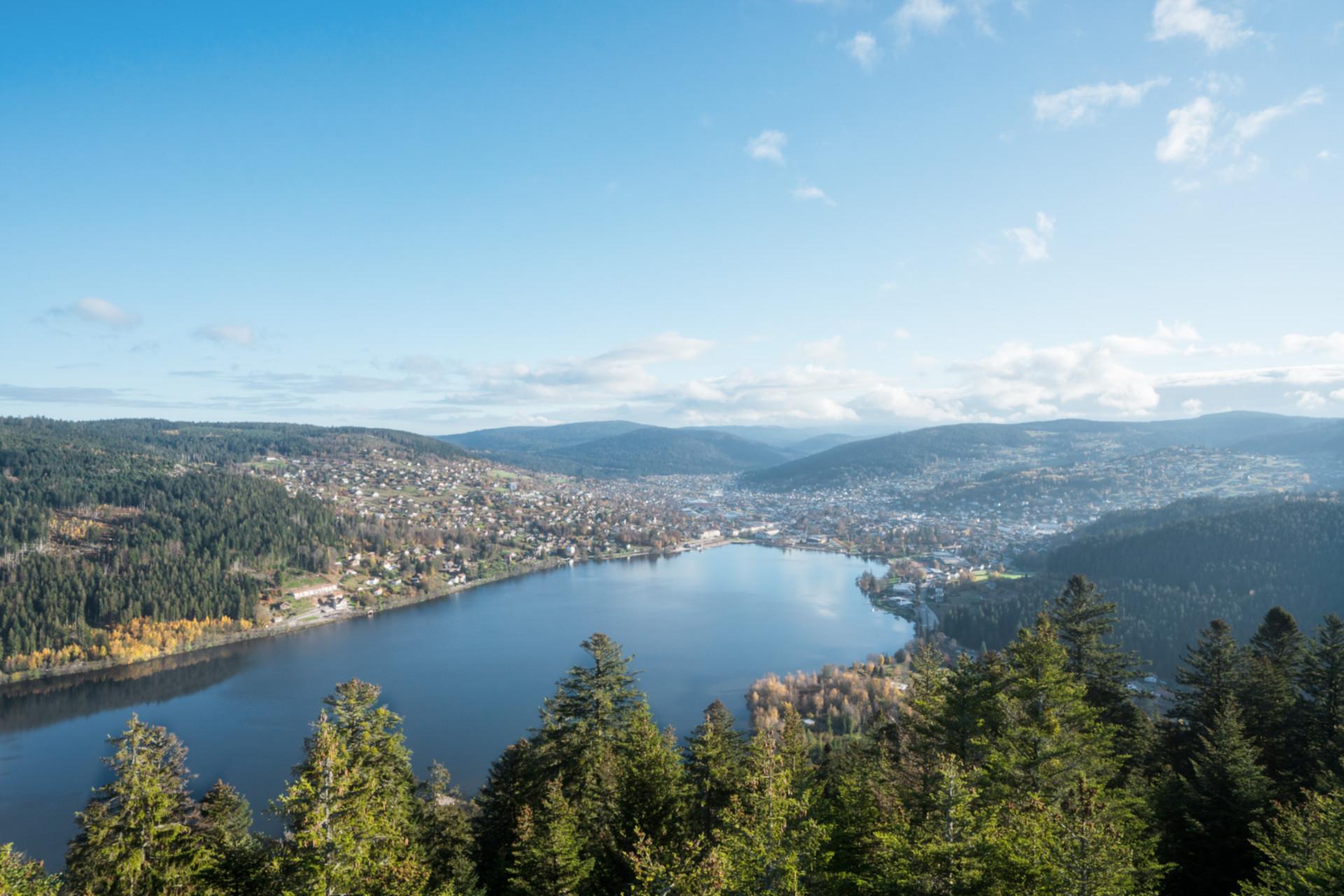 Lac de Gérardmer dans les Vosges