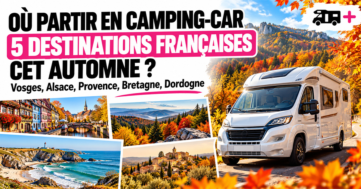 Où partir en automne en camping-car ? 5 destinations à découvrir en France