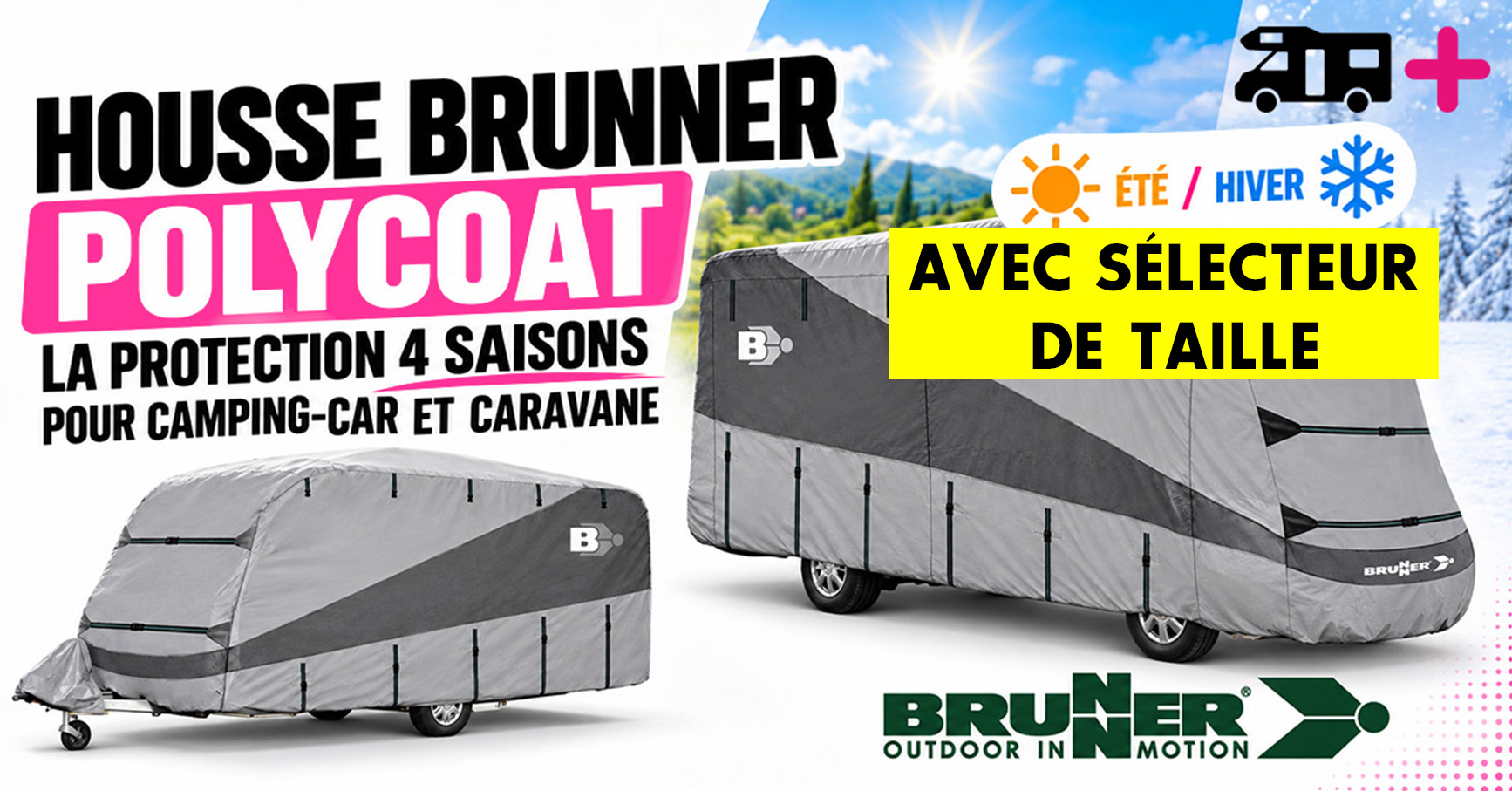 Housse Brunner Polycoat : La protection 4 saisons pour camping-car et caravane