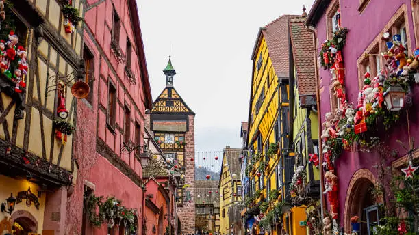 Riquewihr et ses maisons alsaciennes